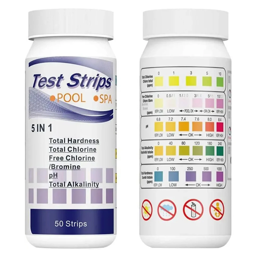 Ph Strip Test - 5 in 1 PH Test Strips