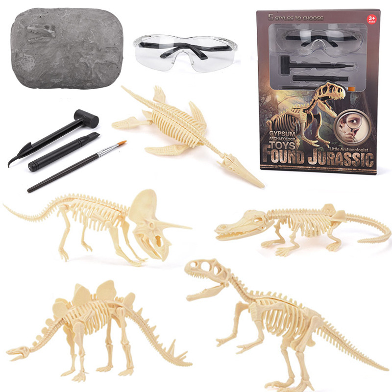 Science Toys - Dinosaur Fossil Excavation Kit STEM Excavates