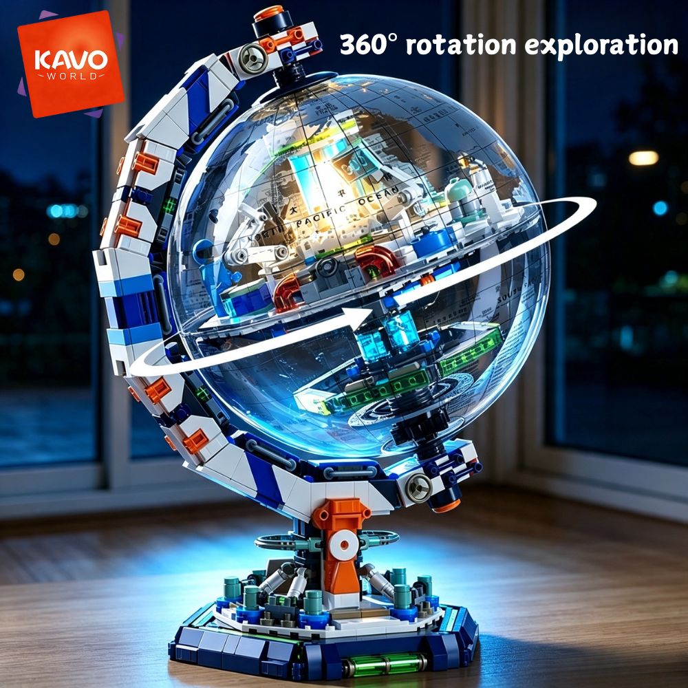 Science Hobbyist - KAVOWORLD 1793pcs Space Station Building Blocks