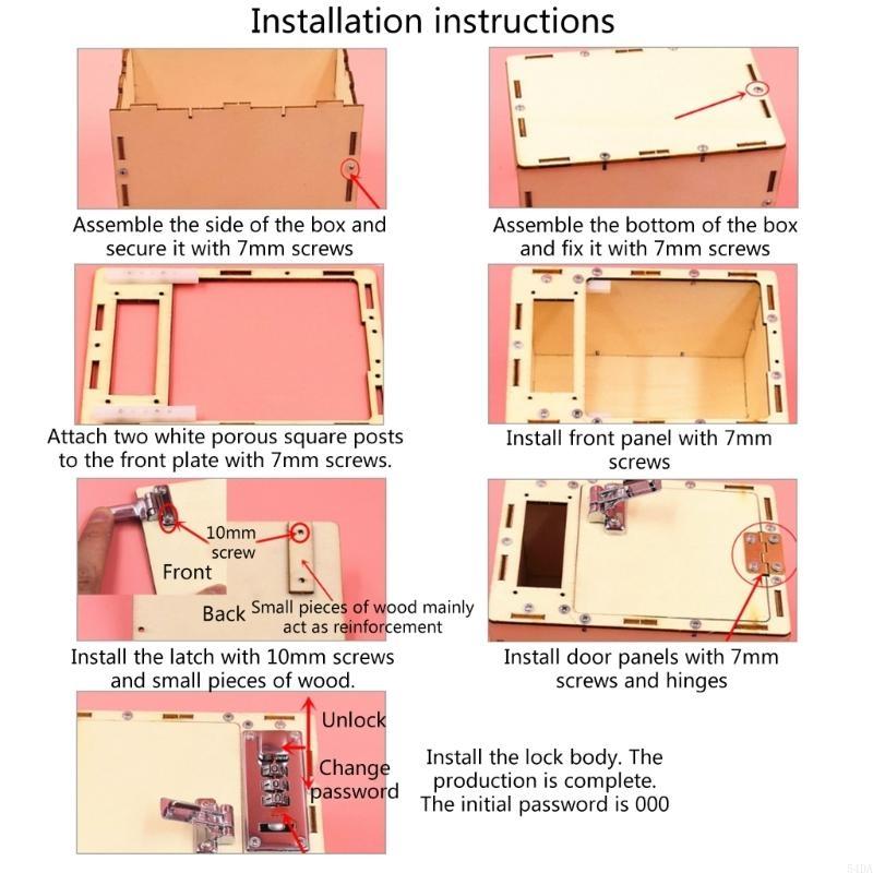 54DA DIY Strongbox Making Kits - Science Project Toys Making ulasan dan harga