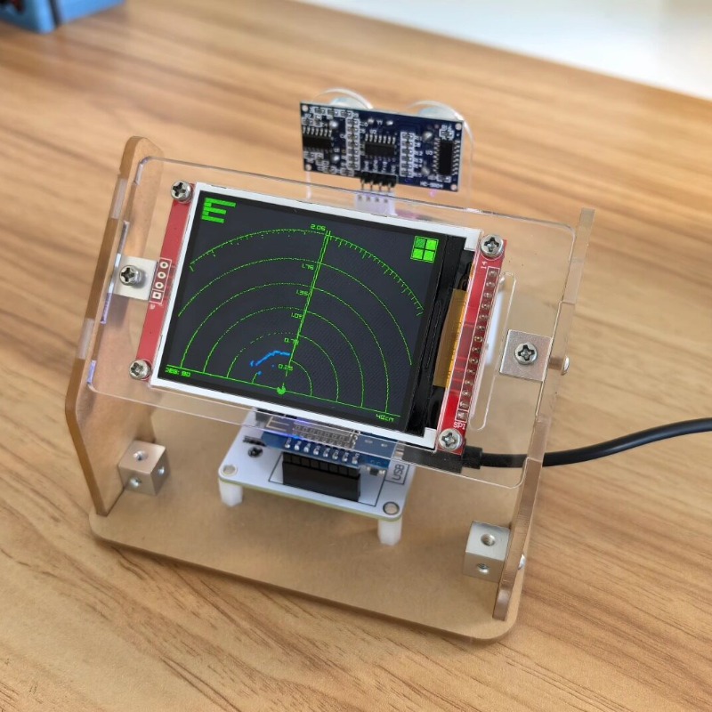 Ultrasonic Radar Scanning Modu - Science Project Toys Making ulasan dan harga