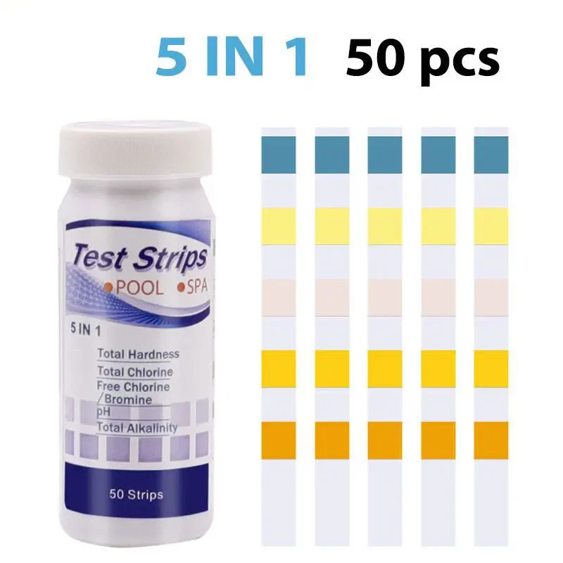 5 in 1  PH Test Strips Multipu - Ph Strip Test ulasan dan harga