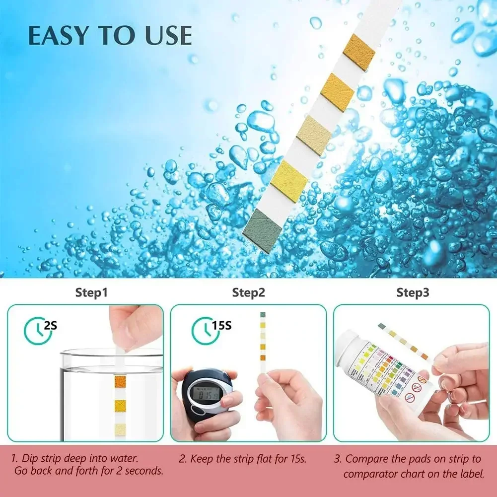 5 in 1  PH Test Strips Multipu - Ph Strip Test ulasan dan harga