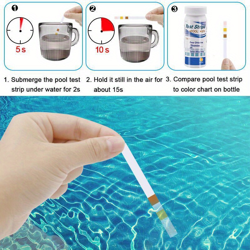 Chlorine PH Test Strips SPA Sw - Ph Strip Test ulasan dan harga