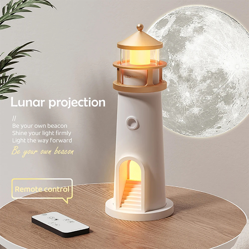 Lighthouse Ambient Light Moon  - Planetarium Projector Home ulasan dan harga