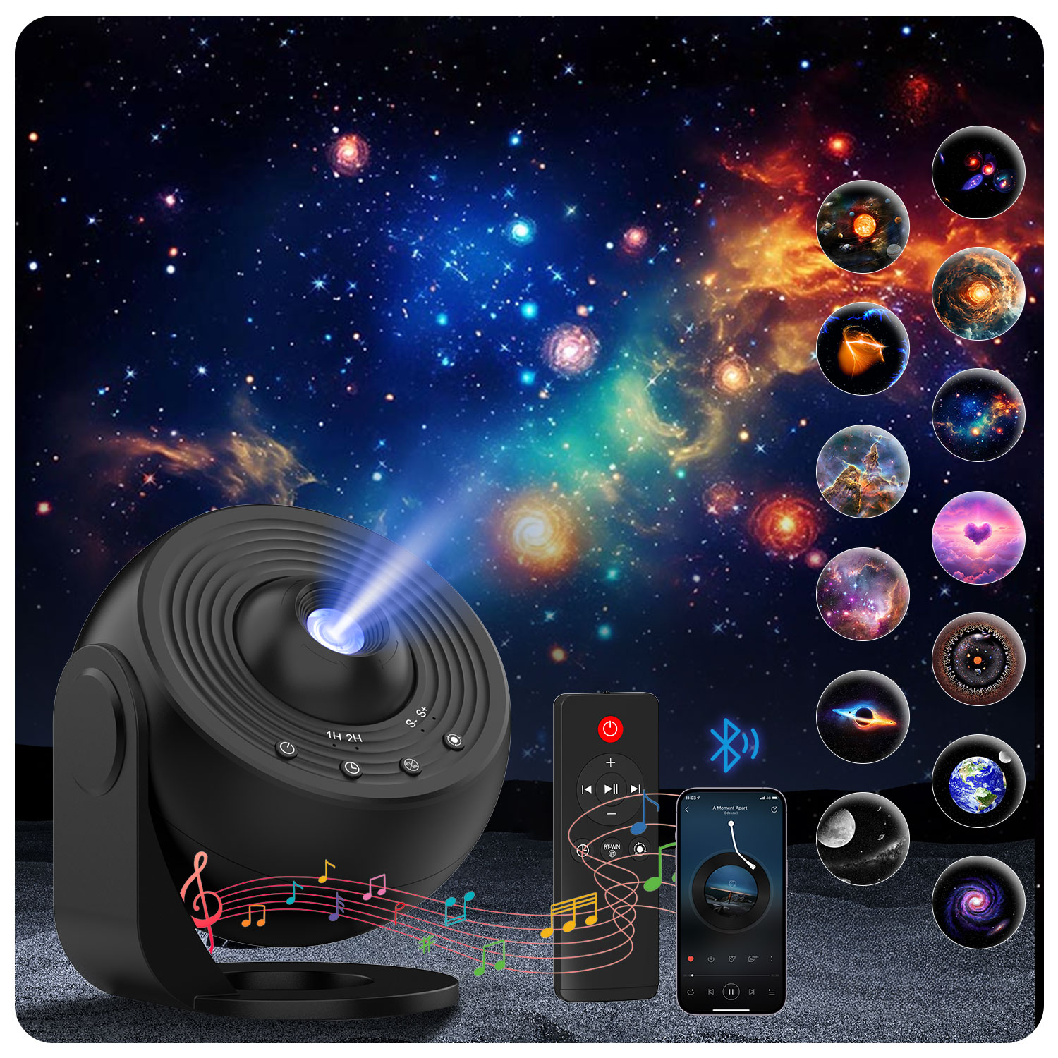 Star Projector Galaxy Pro Nigh - Planetarium Projector Home ulasan dan harga